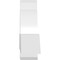 Ekena Millwork Ericson Architectural Grade PVC Gable Bracket, 108"W x 18"H x 6"D x 6"F, 4/12 Pitch GBP108X18X0606ERI00 - alternate 5
